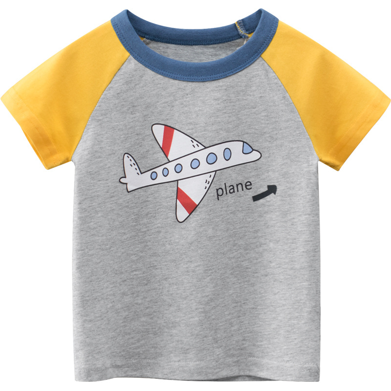 Kid Basic Top Girl Boy T-shirt met lange mouwen, Geel, 8 jaar