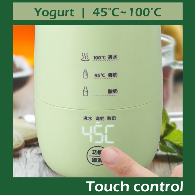 220V Portable Mini Yoghurt Container Fermenting Machine Electric Kettle Automatic Yogurt Maker Stainless Steel