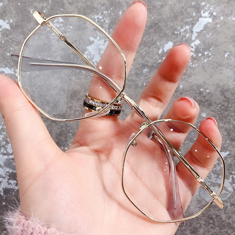 Transparent Computer Glasses Frame Women Men Anti Blue Light Round Eyewear Blocking Glasses Optical Spectacle Eyeglass