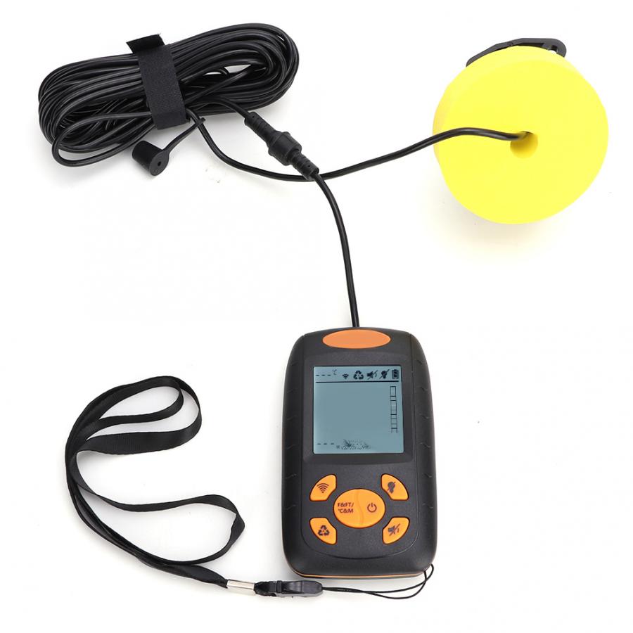 fish finder echo sounder for fishing Portable Fish School Oltrasonic Fishfinder Fishing with LCD Display