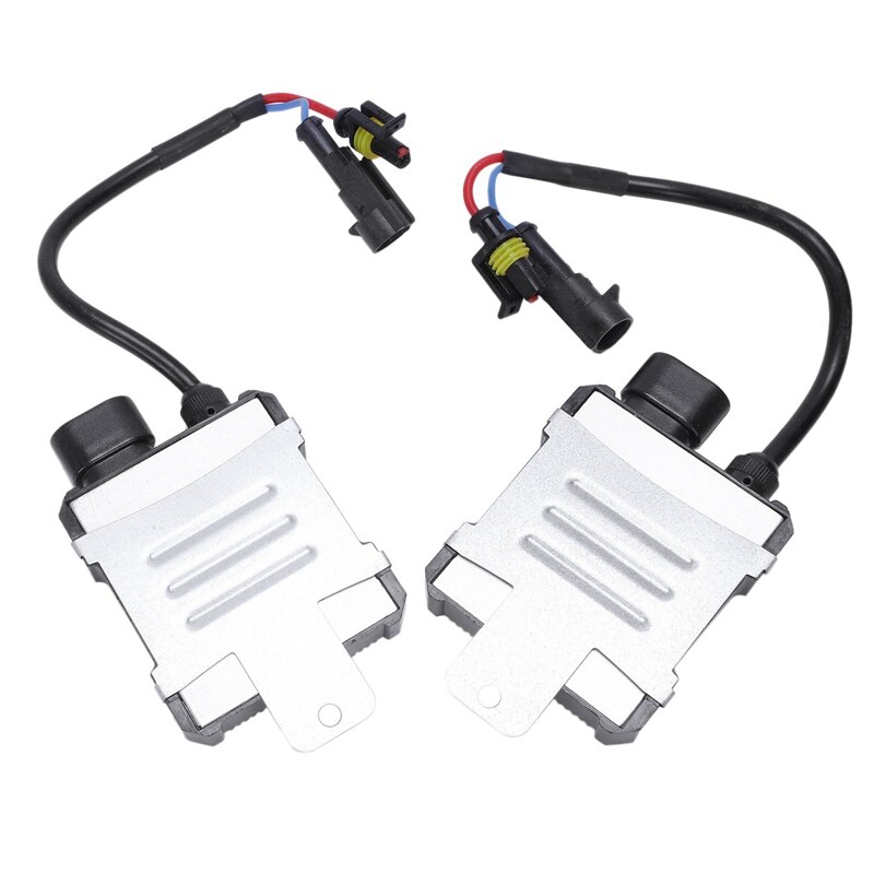 1 paire voiture HID xénon Mini Ballast 35W 10A 12V pour H1 H3 H7 H8 H9 H10 H11 & 200 pièces 6 pouces Nylon serre-câbles en noir et blanc