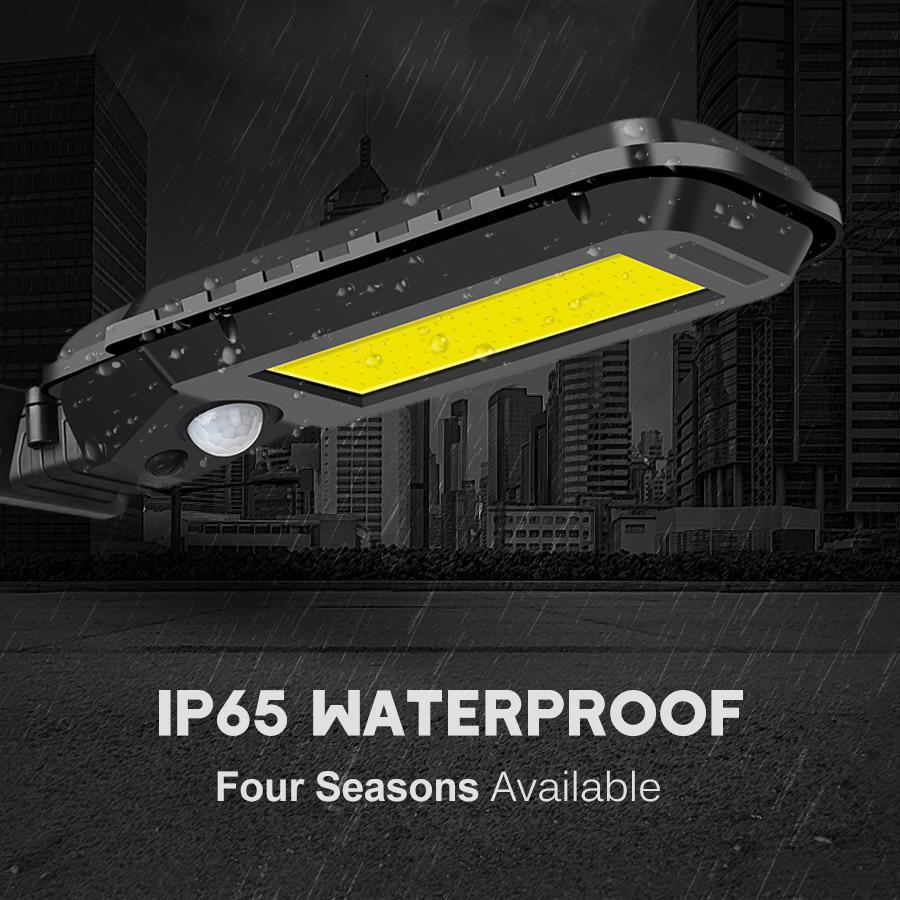 COB 60/210 LED Solar Street Light Wall lamp Outdoor IP65 Waterproof Motion Sensor Path Alley Courtyard Street Night Lighting