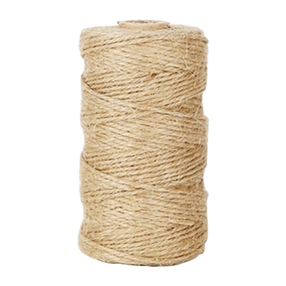 100M/Roll Strings Lights For Gardening Applications Jute Durable Craft Cord Natural Twine DIY Rope Best Arts