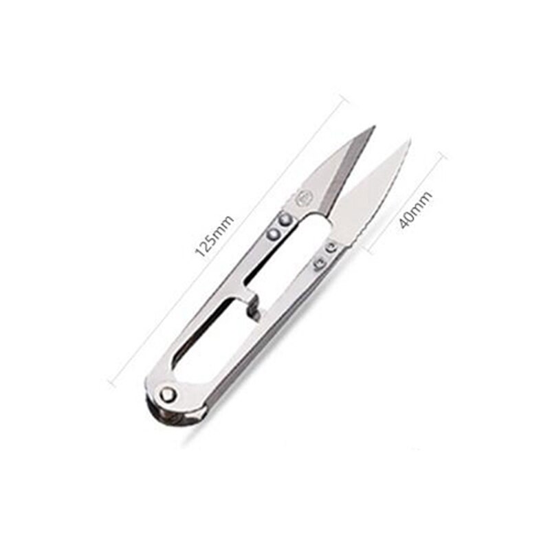 Small Scissors Stainless Steel Cross-stitch Sewing Scissors Many Style U-shaped Scissors for Fabric Sewing Embroidery Scissor: JD0191-(PIN-1052)