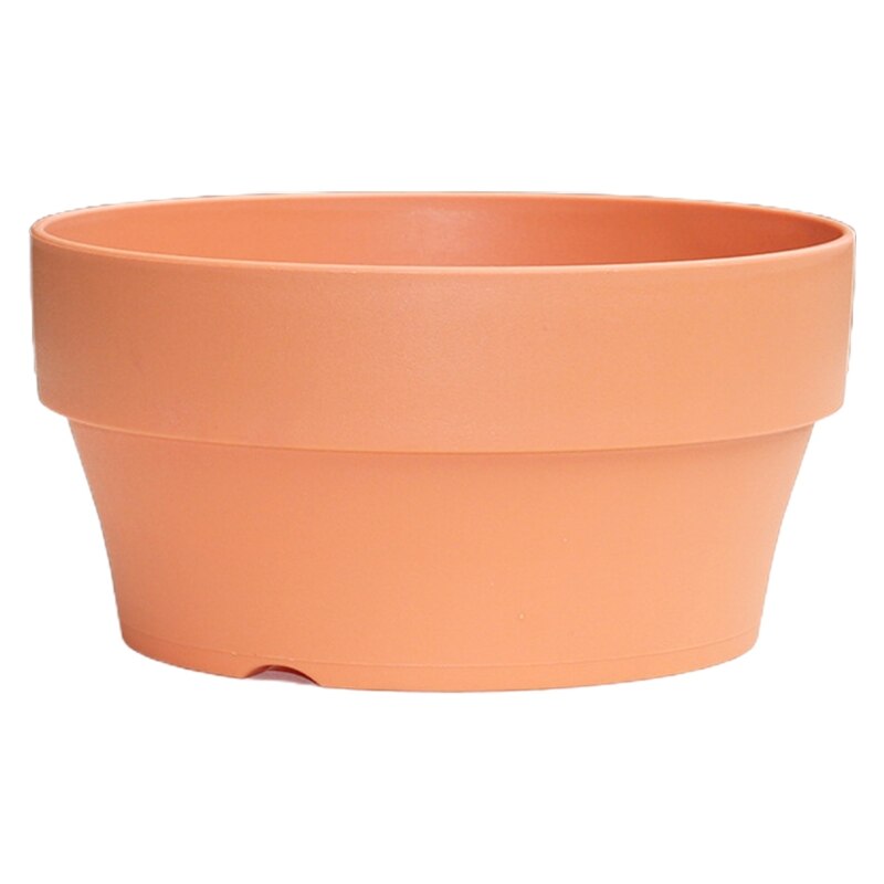 Pot Imitation terre cuite pour plantes succulentes, jardinière avec trou de Drainage, Cactus, pots bonsaï de jardin: L