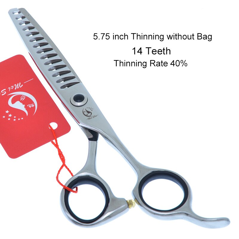 5.75" Pet Scissors for Dog Grooming Japanese Steel Animal Thinning Clippers 35% to 50% Cut Rate Dog Trimmers A0160A: A0160A-05-60