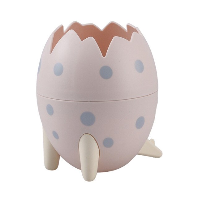 Porte-stylo oeuf Dragon, boîte de rangement de bureau, bricolage, fournitures scolaires pour étudiants, support de stylos, organisateur de bureau, décoration de maison: Pink