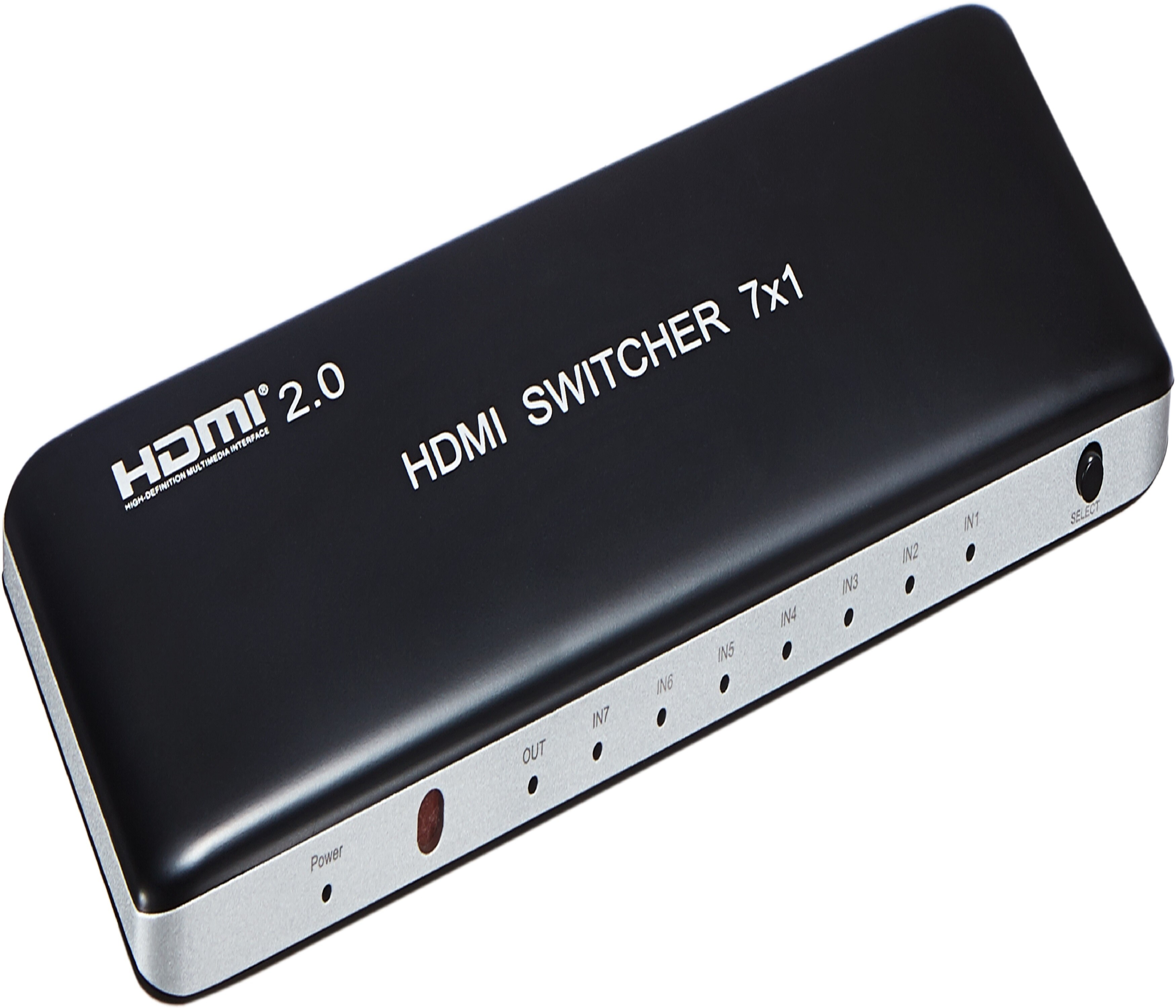 V2.0 Hdmi Switcher 7X1 Met Ir Afstandsbediening 4K X 2K @ 60Hz Plastic: Default Title