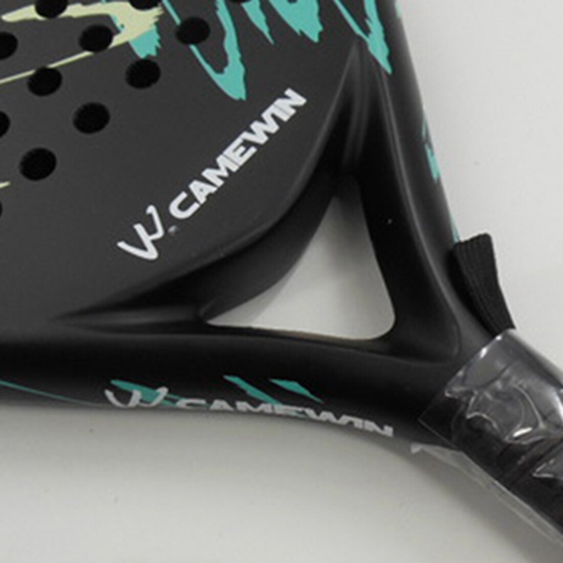 -CAMEWIN 4018 Padel Racket Tennis Carbon Fiber Soft EVA Face Tennis Paddle Racquet Racket With Padle Bag Cover