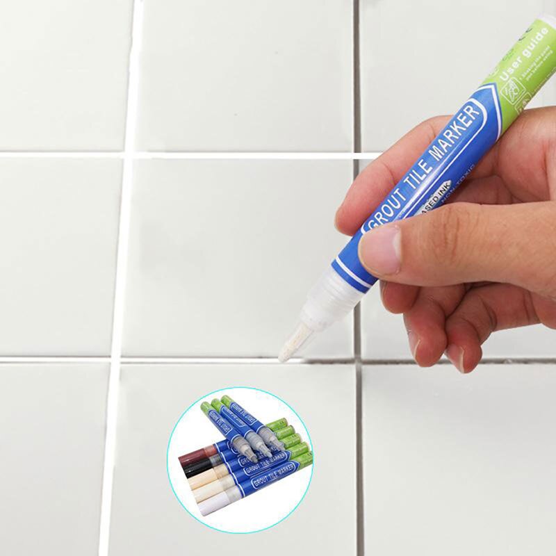 4ml fliser skønhed styling pen badeværelse vandtæt fugemarkør reparation pen badeværelse maling rengøringsmiddel fas 6