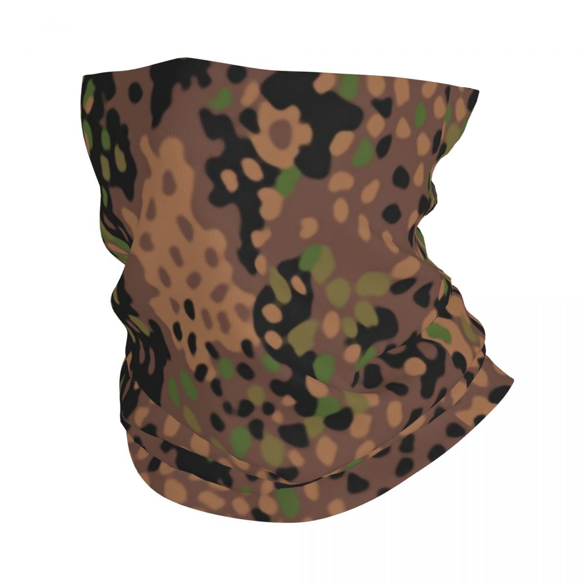 Polaina de cuello de camuflaje Digital verde NWU personalizada, protector facial UV para hombres y mujeres, pañuelo de invierno para senderismo