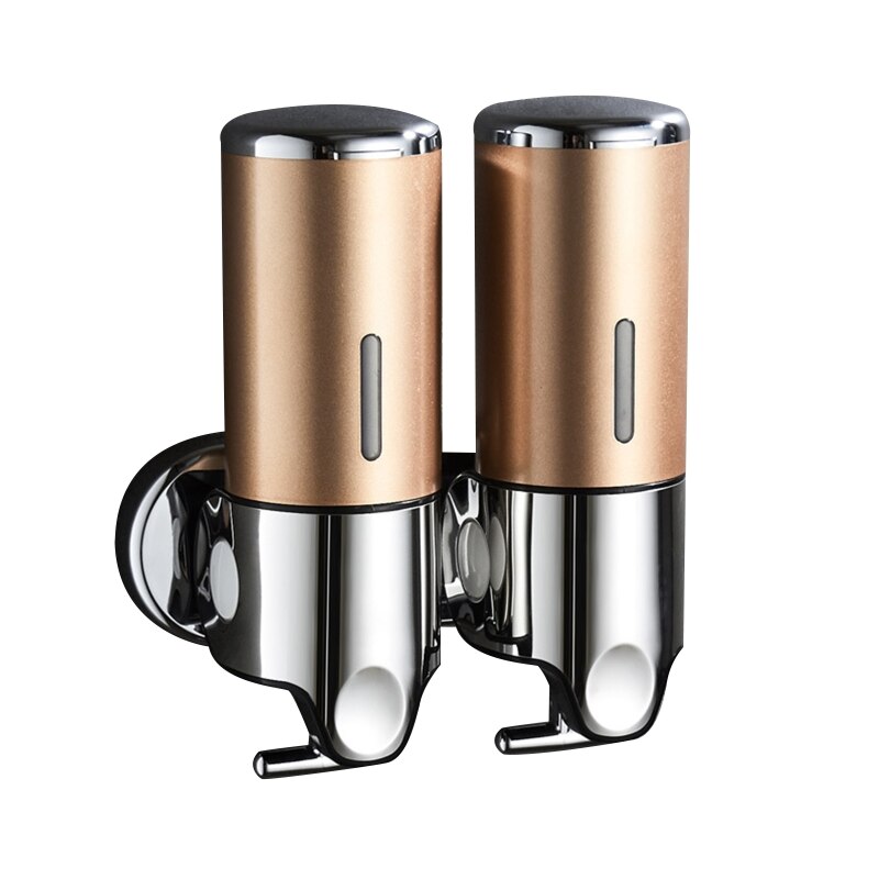 Wall Mounted Hand Gel Dispenser Manual Soap Dispenser Liquid Containers for Offices Restaurants Shopping Malls Hospitals 85WC: Light Grey