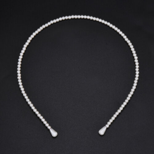 Volledige parels haarband hoofdband haar hoepel houder ornament vrouwen haaraccessoires parel haarbanden: 6mm parels