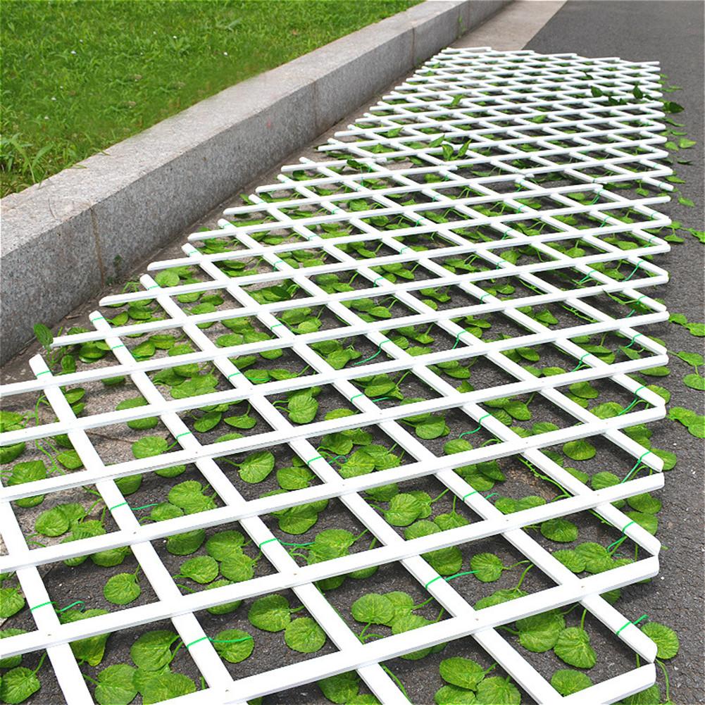 Extendable Instant Fence Outdoor Wooden Fence Garden Balcony Vine Frame Wedding Props Decoration