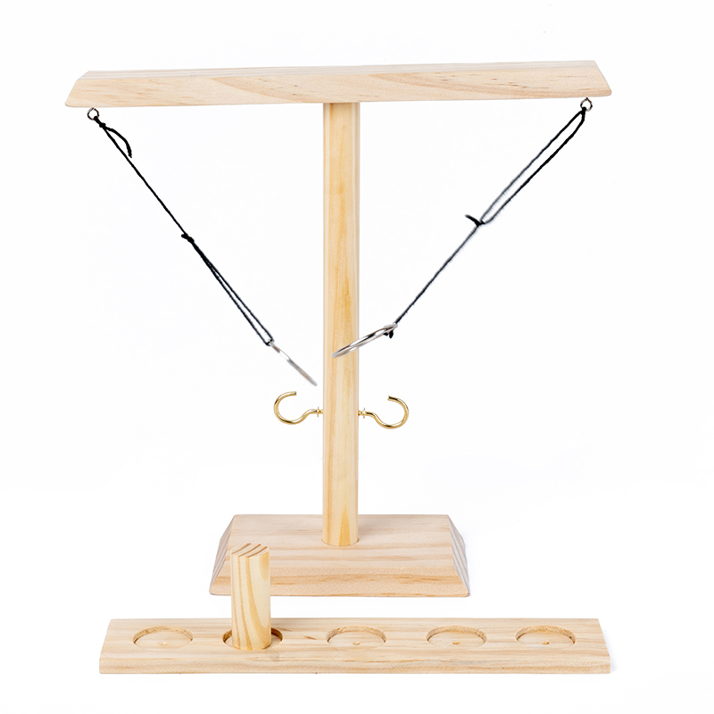 Juego de lanzamiento de anillos para adultos, juego de gancho y anillo hecho a mano, juego de lanzamiento de madera para adultos, juegos interiores y exteriores, decoración de Patio, juegos de patio