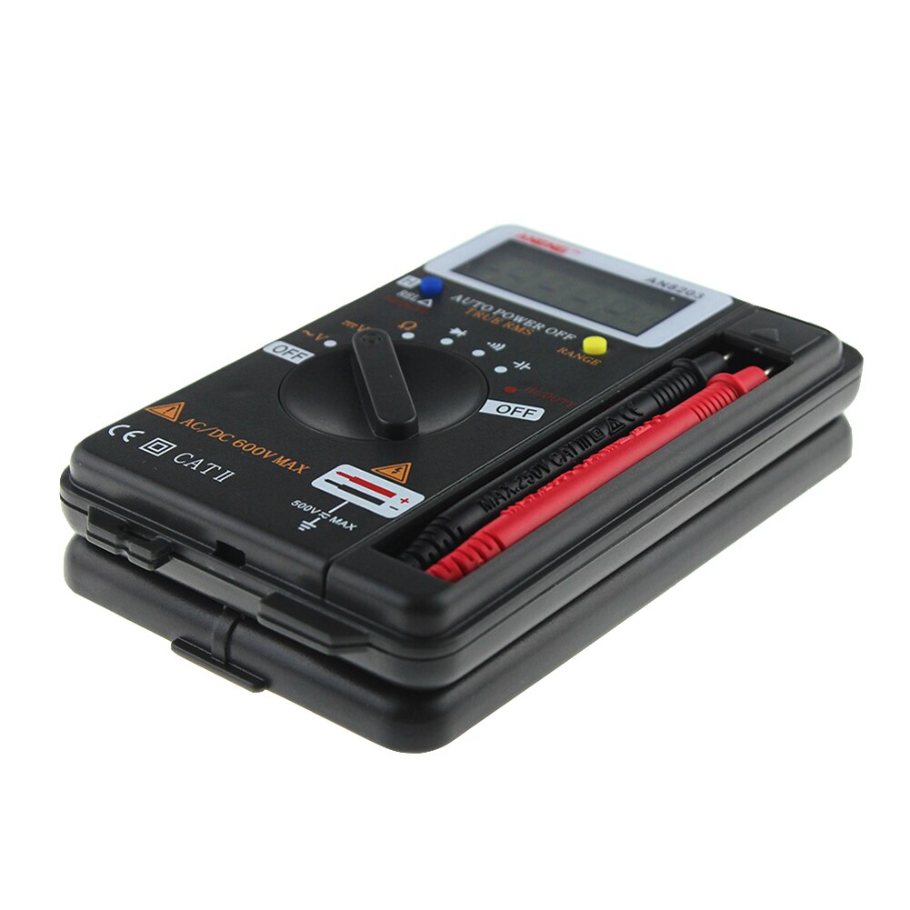 ANENG AN8203 Digital Multimeter DMM Integrated Handheld Multimeter AC/DC Multimeter Mini Digital Measuring Tools