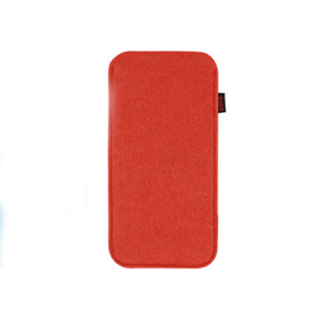 1pc unisex briller etui blød filt stof solbriller taske briller pose brillebeskytter briller tilbehør: Rød