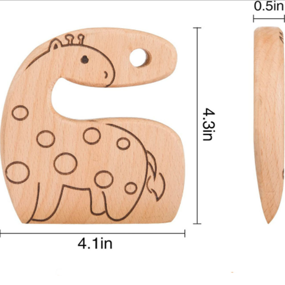 1Pcs Wooden Kids Knife For Cooking And Safe Cutting Veggies Fruits Cute Shape Kids Kitchen Tools 2-10 Years Old Applicable