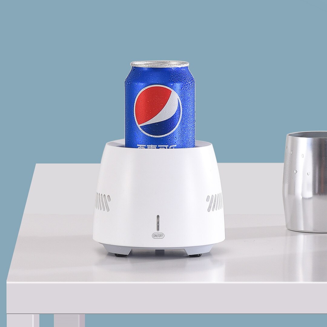 BOLING Smart Touch Control Fridge Drink Cooler Cup Quick Frozen Drink Cooler Mini Refrigerator for Drink Rapid Cooling