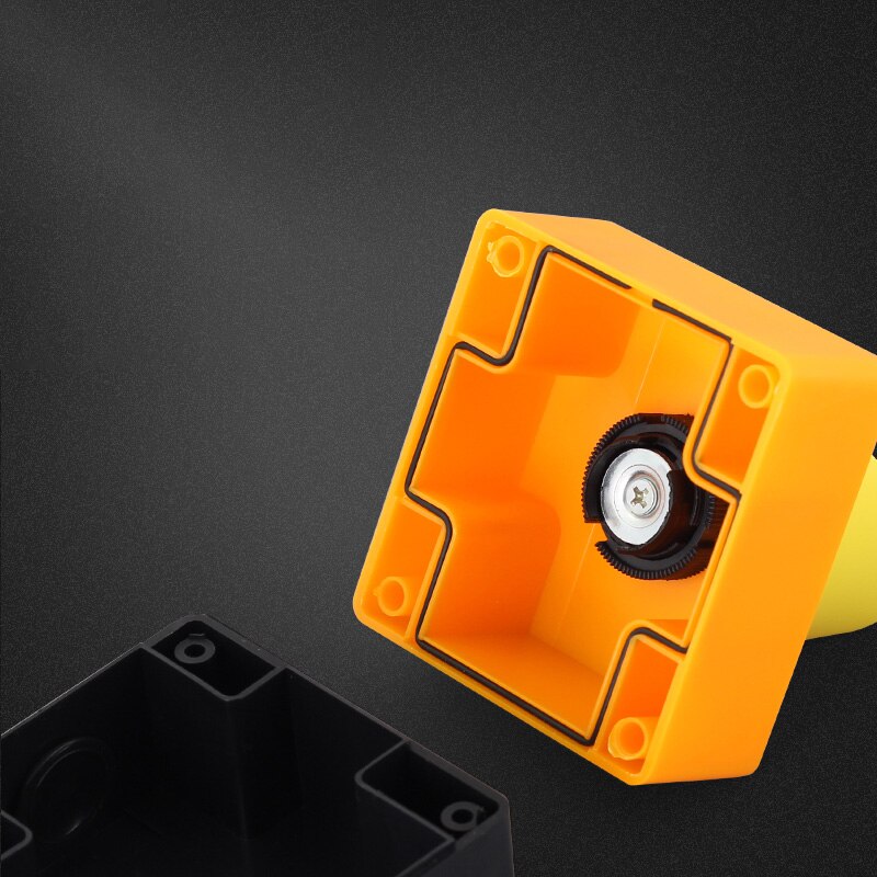 button box switch control box emergency stop box 4-hole three-position waterproof dust DIY handmade accessories