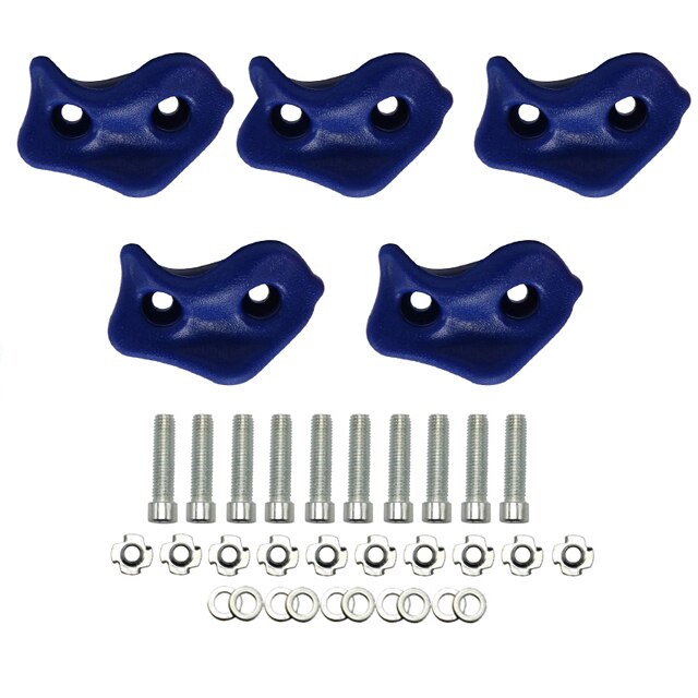 5Pcs Kleurrijke Kinderen En Volwassen Rock Muur Houdt Klimmen Rock Muur Grips Voor Indoor En Outdoor Speeltuin Spelen Set: set 2