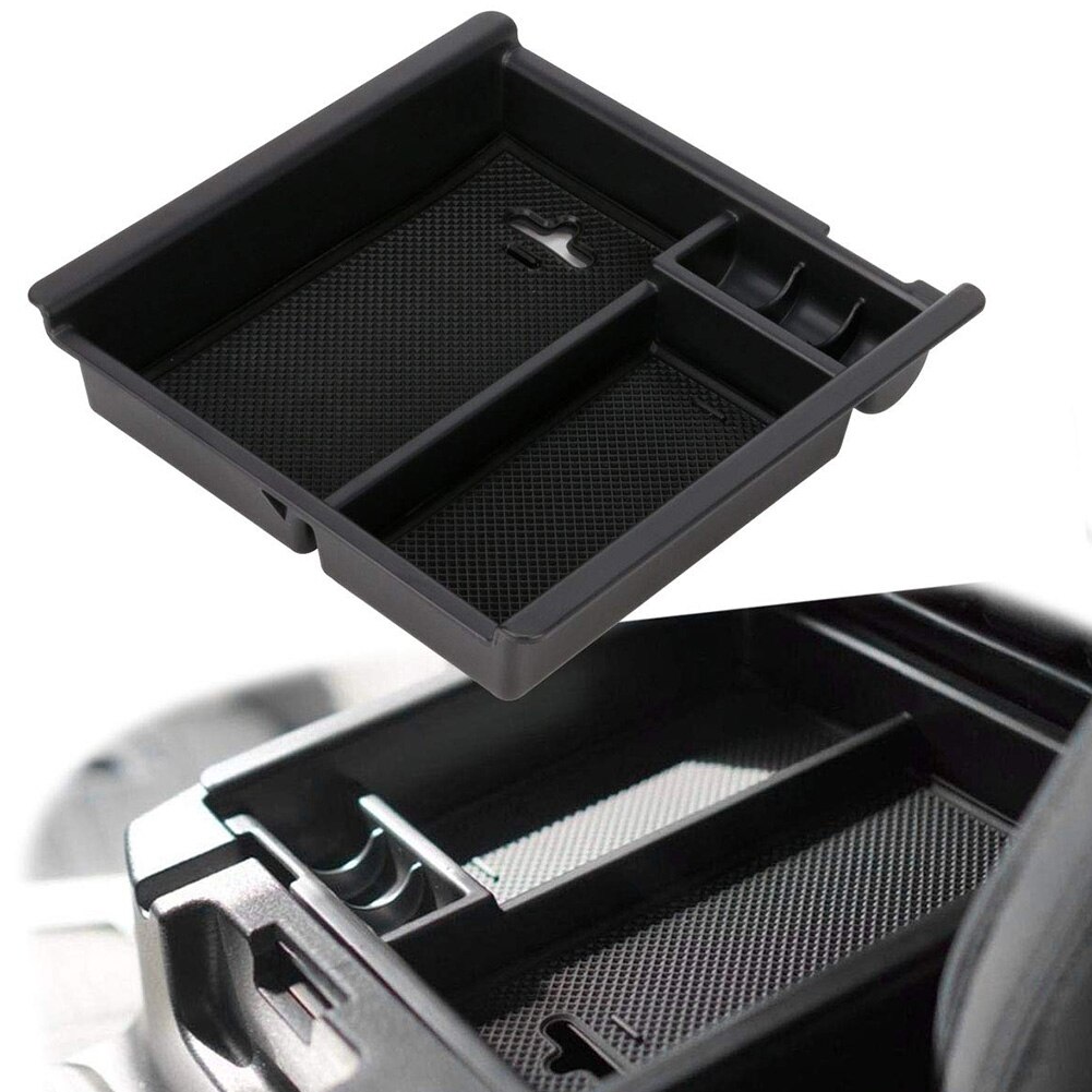 Center Console Glove Case Car Armrest Box Insert Container Organizer ABS Auto Accessories Interior Storage For Infiniti Q50 Q50L