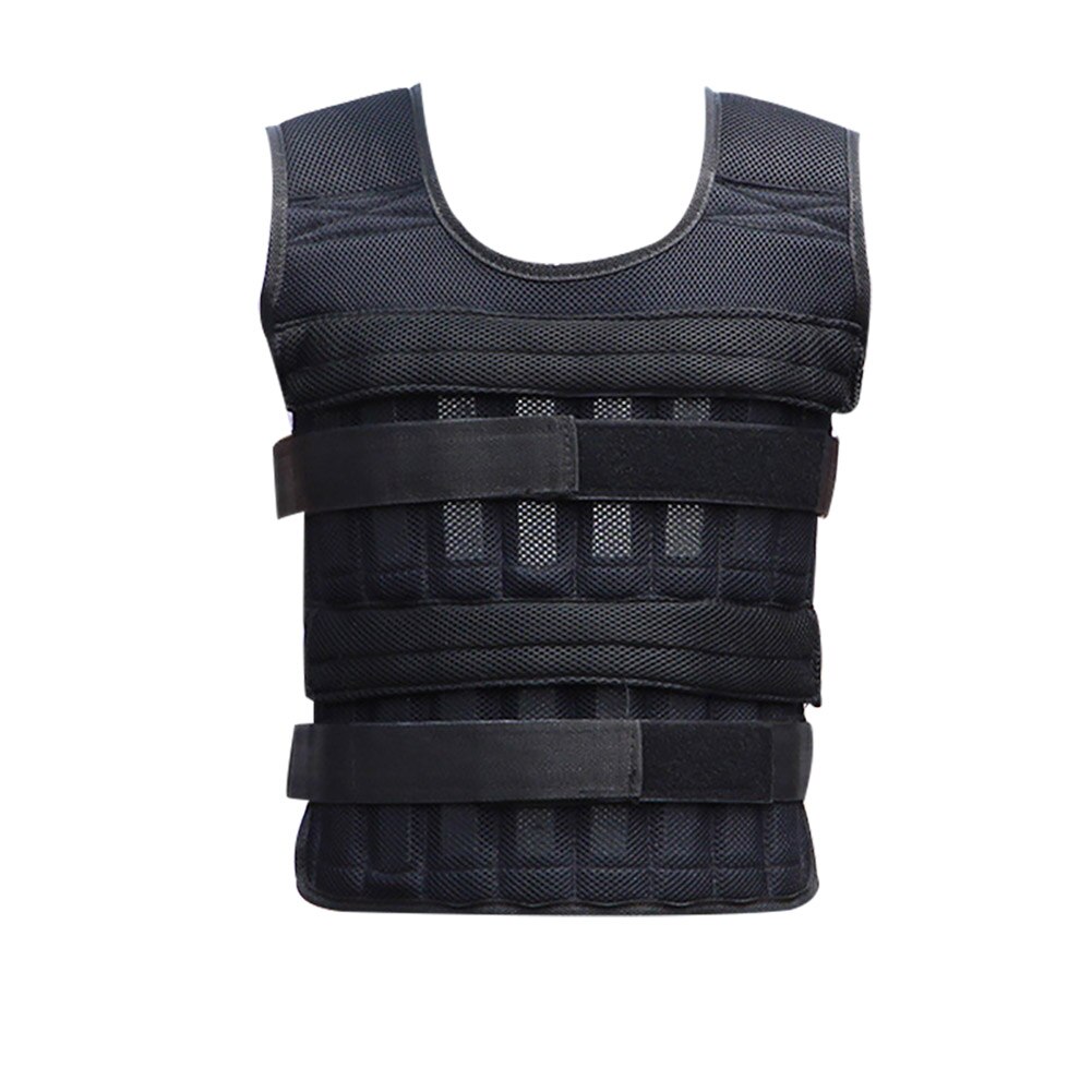 20kg Weighted Vest Adjustable Loading Weight Jacket Exercise Weightloading Vest Boxing Training Waistcoat Weightloading Vest