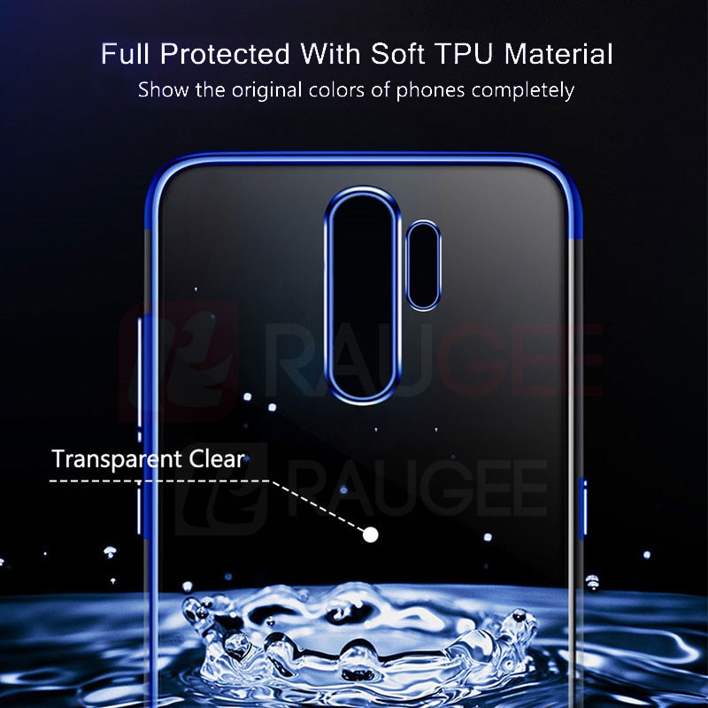 TPU Case for Redmi 9 Case Transpartent Clear Shockproof Back Cover Silicon Case for Xiaomi Redmi 9 Redmi9 9s 9 Pro Global Case