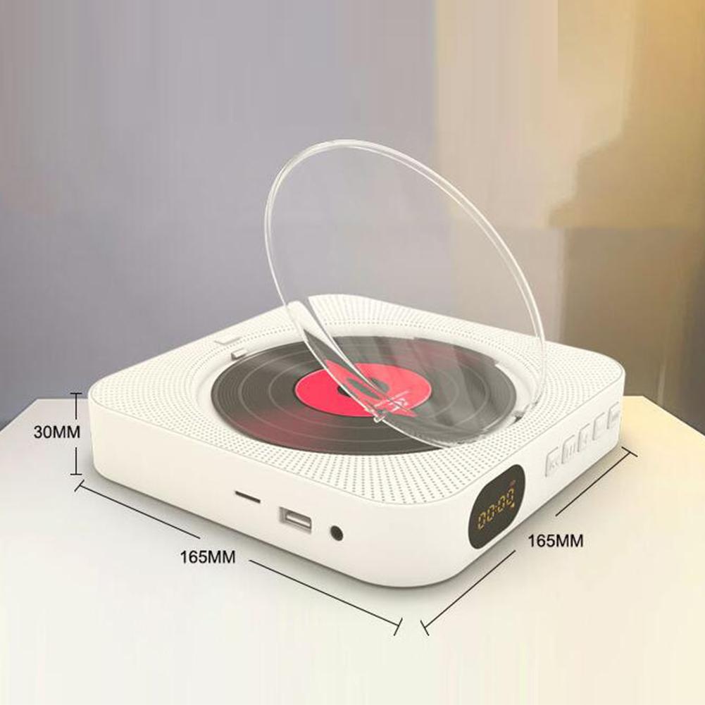 Cd player radio cd player portable wall mounted cd player Bluetooth Player Stereo Surround FM Music Player with Headphone Jack