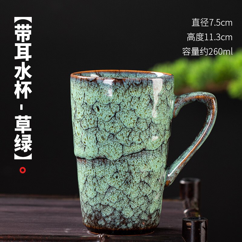 Oven Change Zand Goud Geglazuurde Keramische Proeverij Cup Kung Fu Single Cup Theekopjes Kleine Thee Cup Eigenaar Kopje Thee Kom thuis: Licht Geel