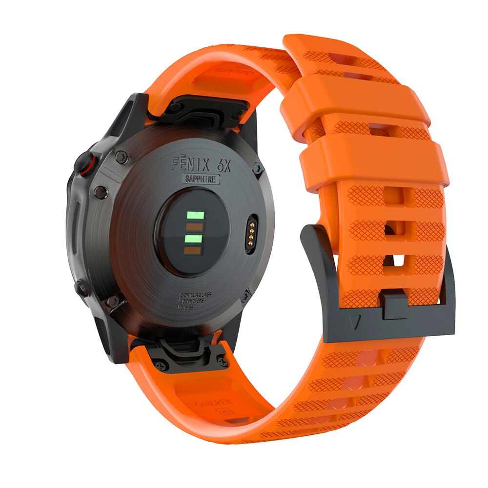 22mm 26mm Quick Release Silicone Strap For Garmin Fenix 7 7X 6 6X 5X/Fenix 3 3 HR Smart Watch Band For Garmin Forerunner 945 935