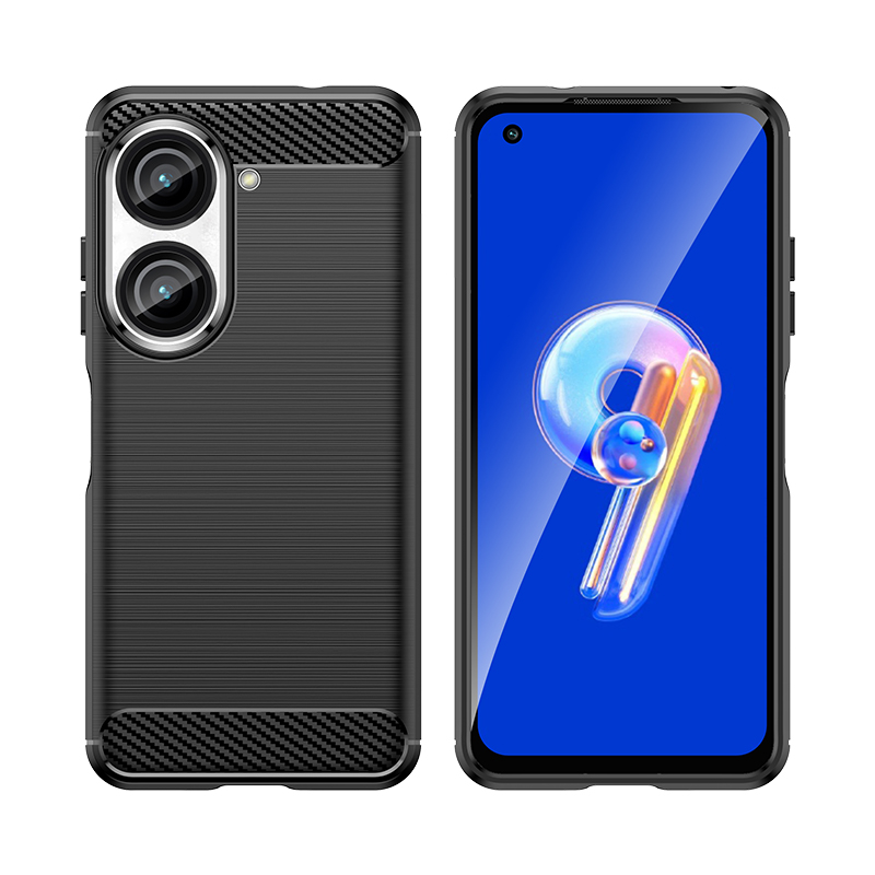 Schokbestendige beschermhoes voor de asus zenfone 9 10 inclusief zachte hoesjes.