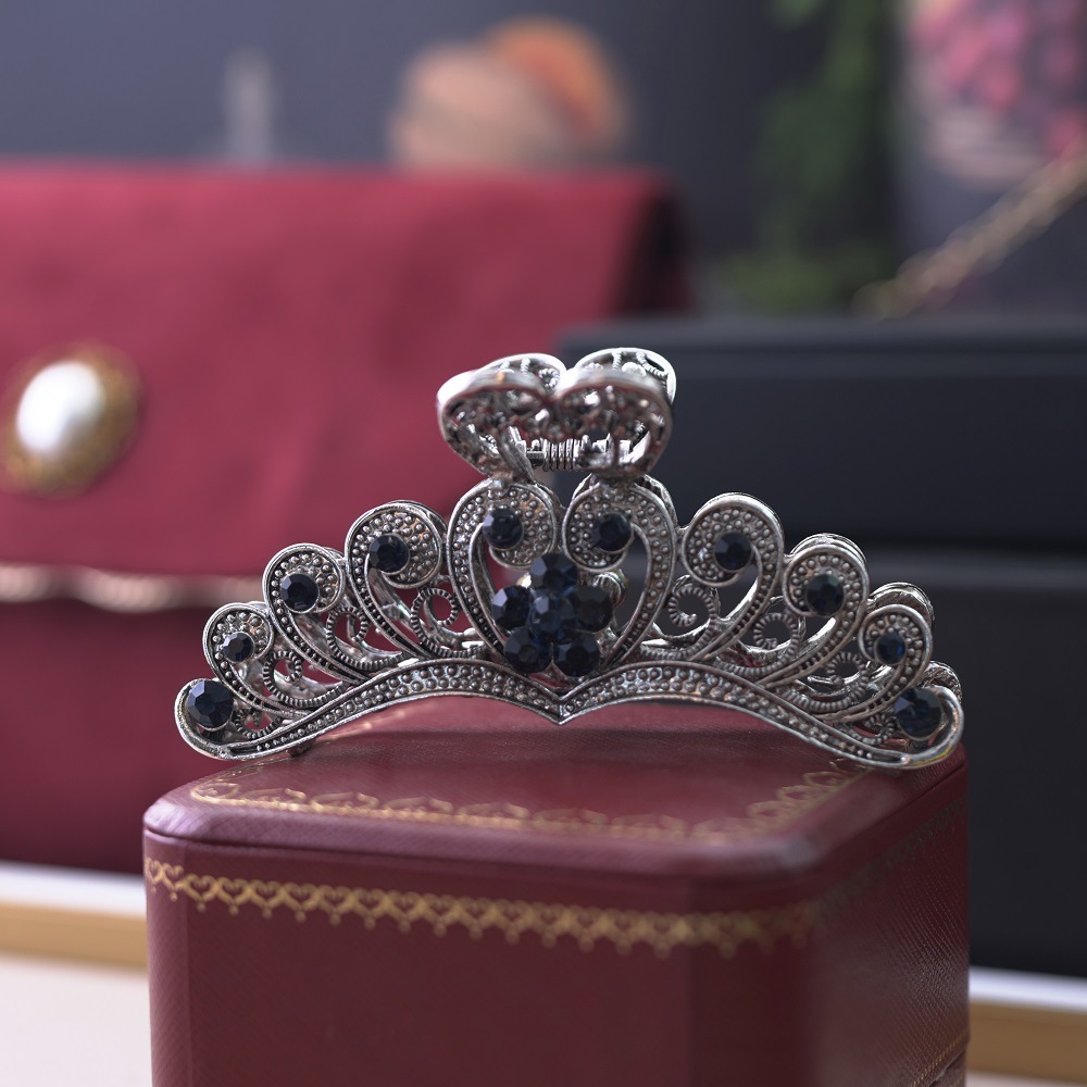 2022 wysokiej jakości kobiety eleganckie złoto srebro z dziurką geometryczne metalowe do włosów pazur Vintage spinki do włosów z pałąkiem na głowę spinka do włosów akcesoria: 10