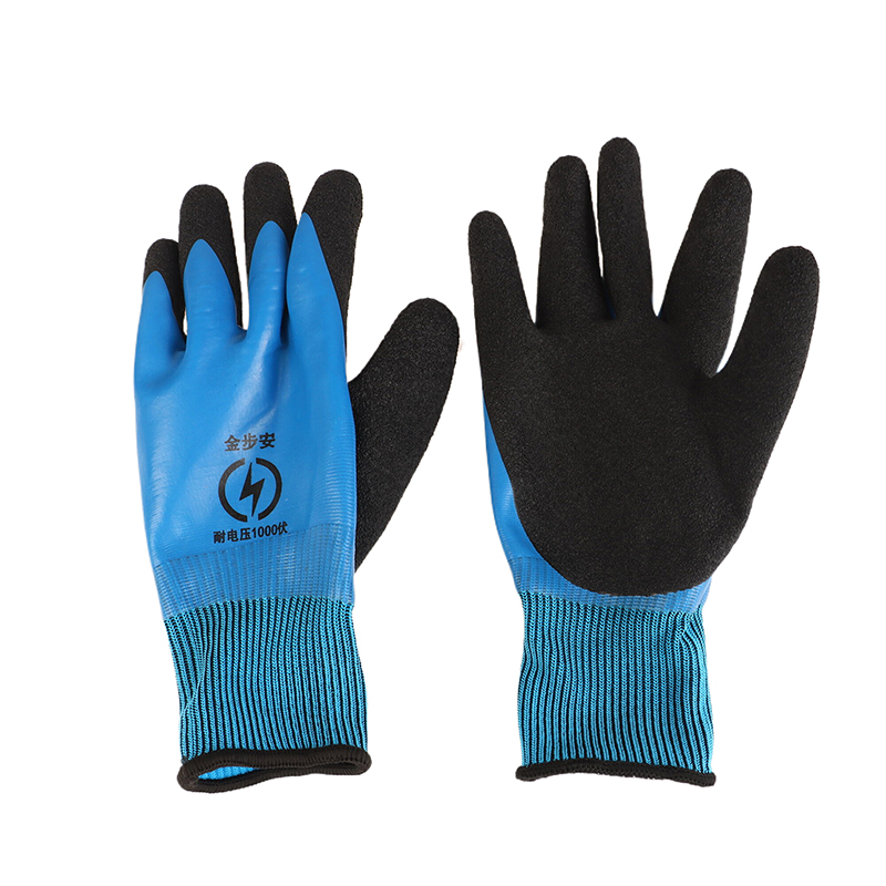 Guantes aislantes de goma para electricista, guante Industrial ultrafino de 400V/1000V para pantalla táctil, soporta voltaje, 1 par: YELLOW