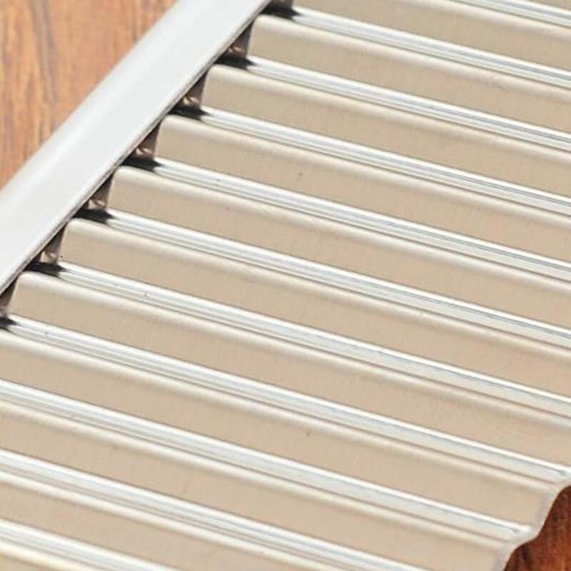 Couteau à pomme de terre à lame ondulée, gadget de cuisine en acier inoxydable, Coupe-légumes Coupe-fruits Eplucheur Outils de cuisine, Couteaux de cuisine, Accessoires