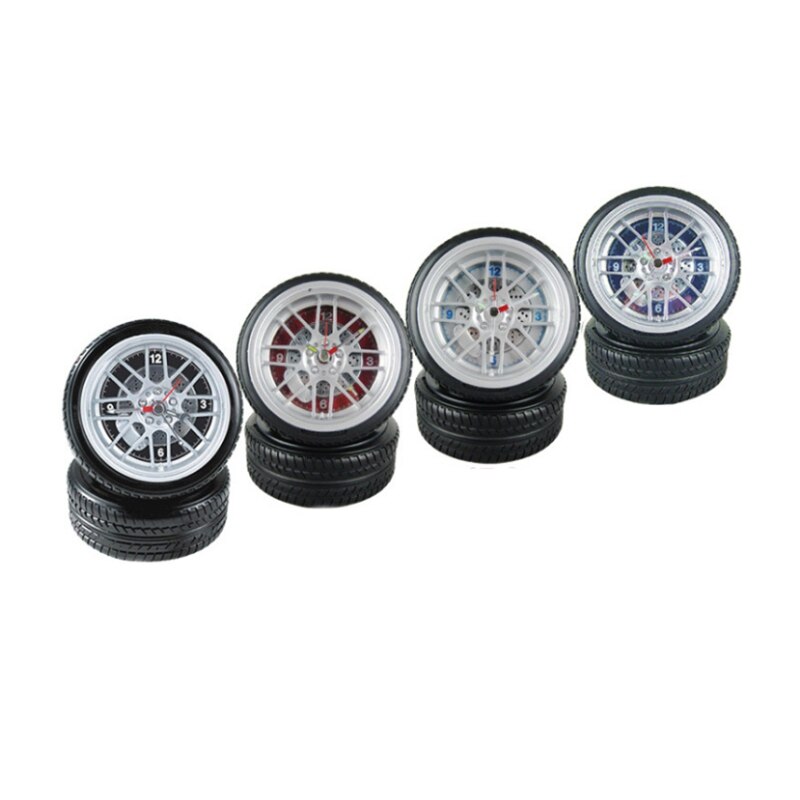 Pneumatici per auto creativi sveglia giocattolo per bambini regali orologio studenti desktop piccola sveglia decorazioni per la stanza a tema