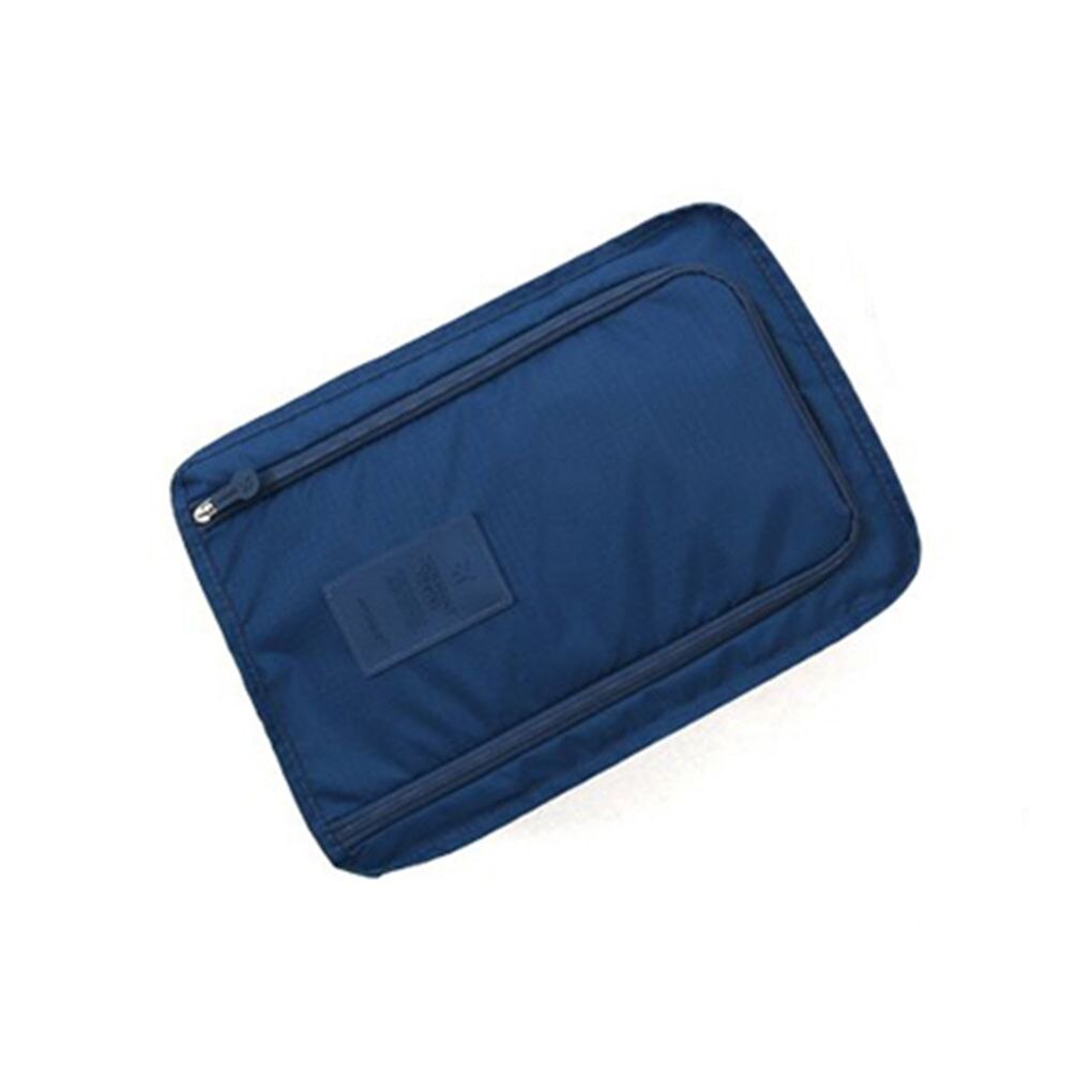 Portable Travel Shoes Bag Cloth Pants Accessories Tote Package Shoes Pouch Waterproof Storage Bag: Blue