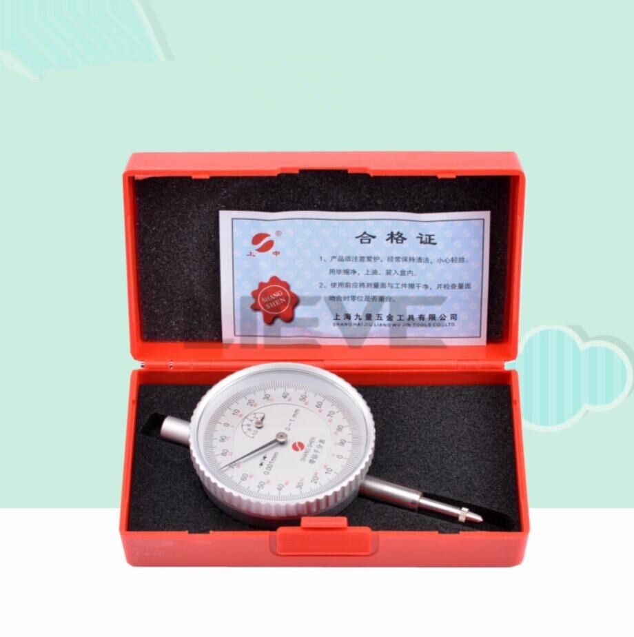 0-1mm/0-3mm/0-5mm 0.001mm micron dial indicator 1mm/3mm/5mm shockproof indicator dial indicator gauge