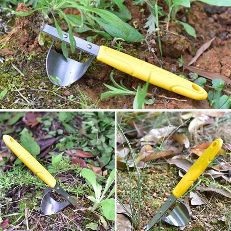 Falce in acciaio inossidabile falce leggero palmare giardinaggio erba falce rimozione radice scavatore giardino agricolo diserbo gadget
