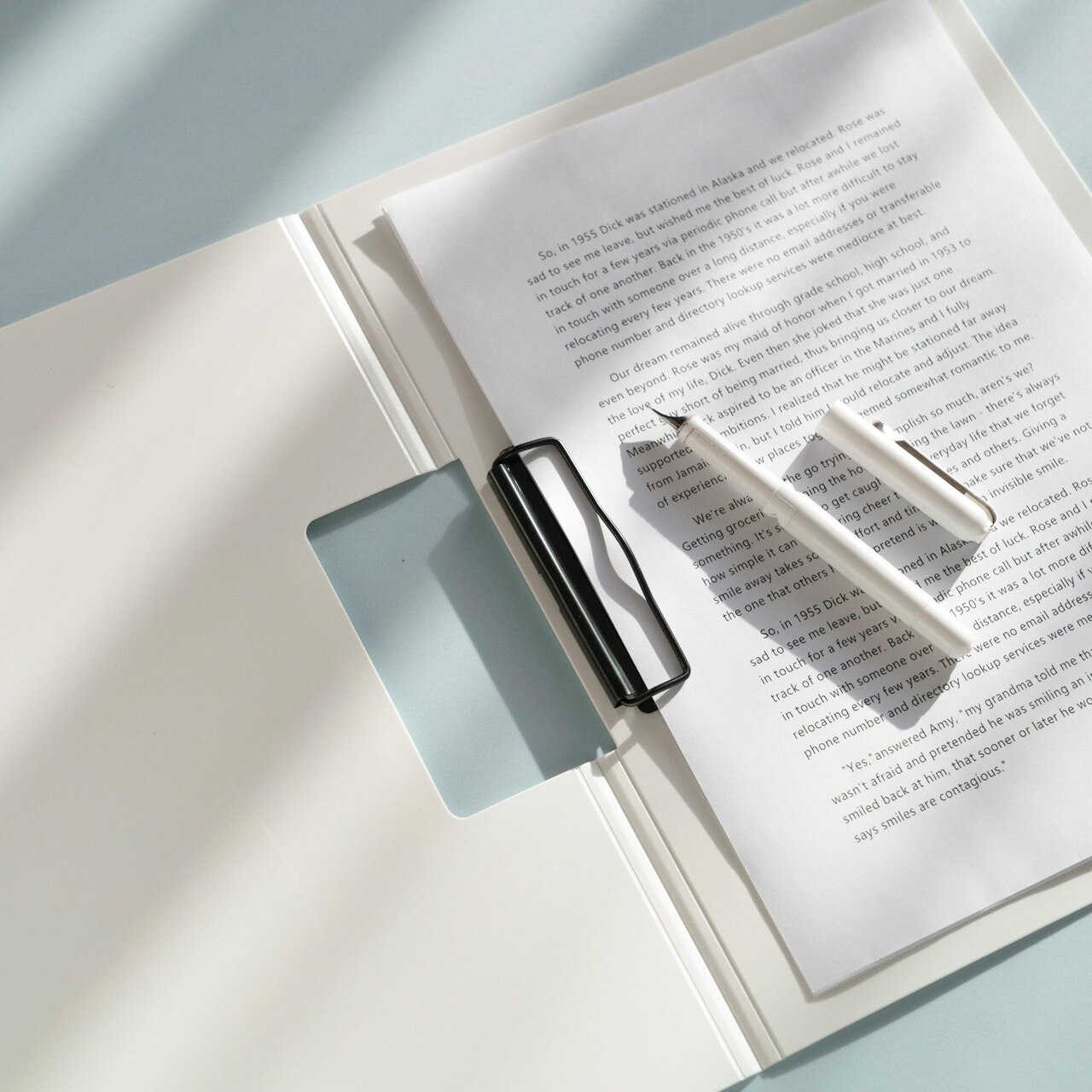 A4 simple folder small fresh file folder stationery file data splint cute simple learning office supplies