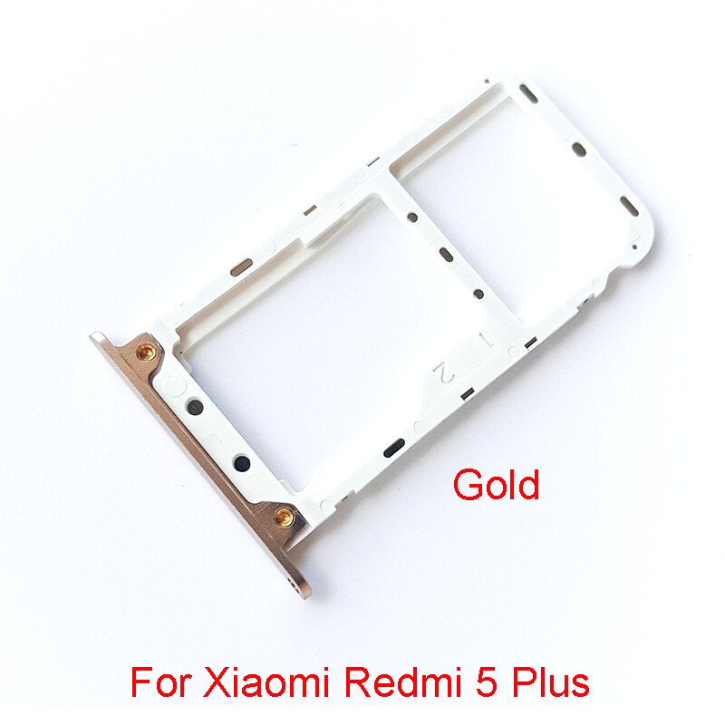 Nieuw Voor Xiaomi Redmi 5 Plus SIM Card Slot Lade Houder Adapter Vervangende Onderdelen