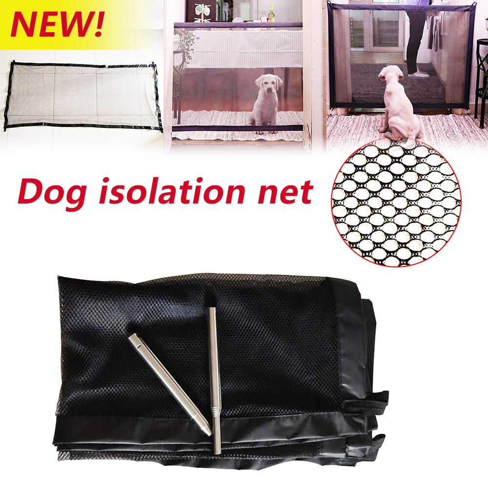 75*110cm Magic Gate Dog Gate Fence For Pets Gate Cage Doay Playpen Safety Enclosure Barriere Pour Chien Reja Perro Easy Set 3