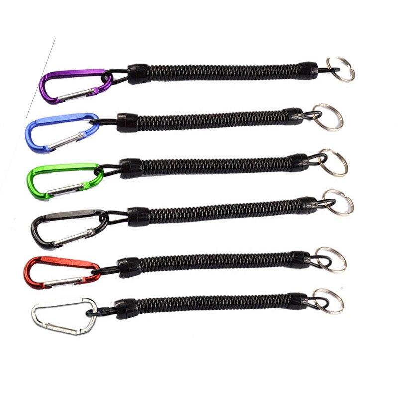 Retractable Buckle Cable Anti-lost Tensile Steel Safety Bag Buckle Lanyard Lanyard Elastic Bicycle Lock Accessories