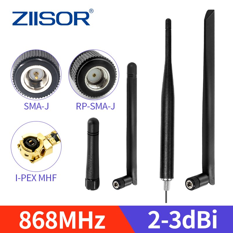 LoRa 868 MHz Antenna Omni 868M Lorawan Antennas for Communication Antennae SMA Male Foldable Mini Aerial High Gain 5dBi