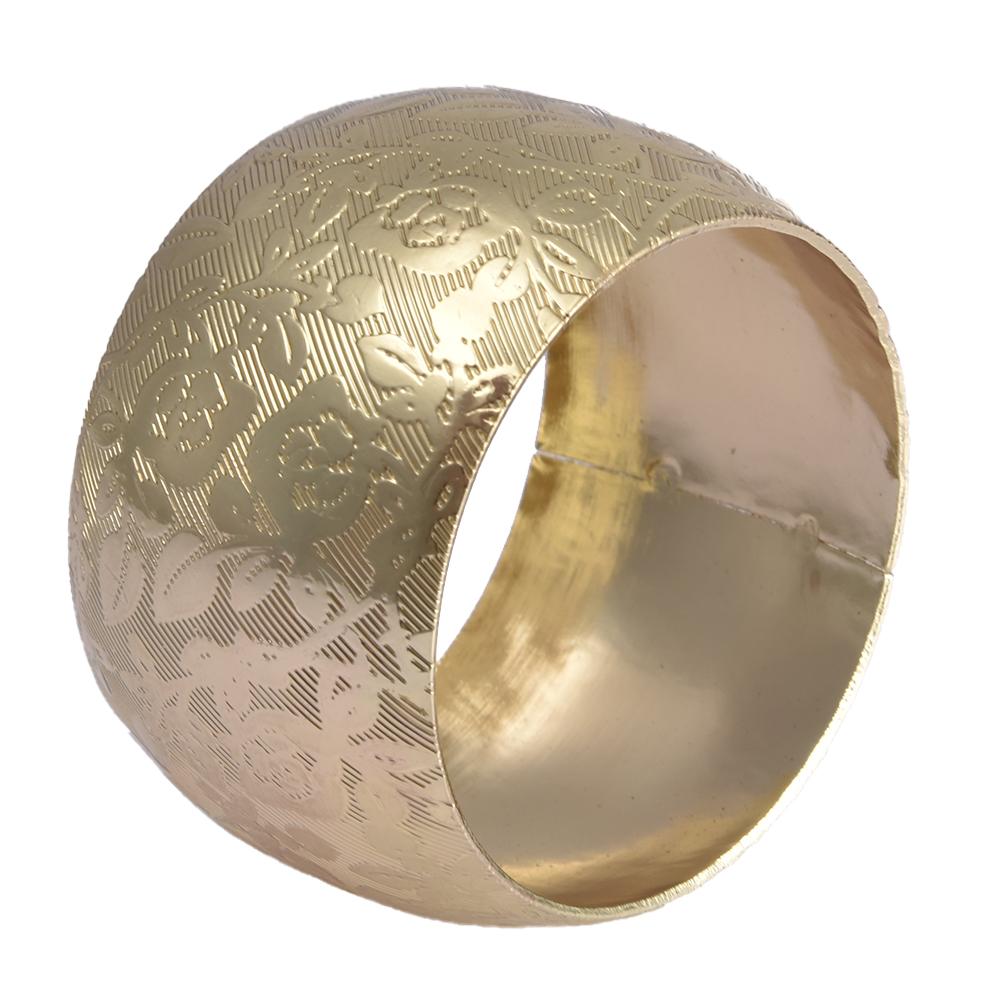 Anneau de Serviette avec boucle multifonction, anneau de Serviette, rond, décoration de cuisine, pour mariage, fête, noël, maison, cuisine: Gold