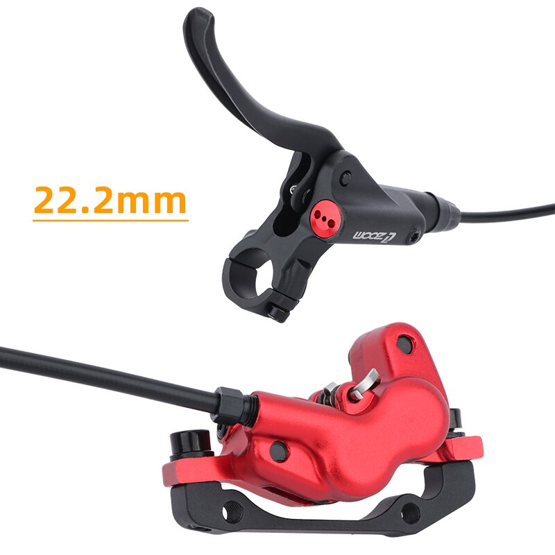 Zoom Hb876 Mtb 4 Piston Aluminium Alloy Hydraulic Oil Pressure Brake 800/1400mm Mountain Bike Brake With Resin Brake Pads