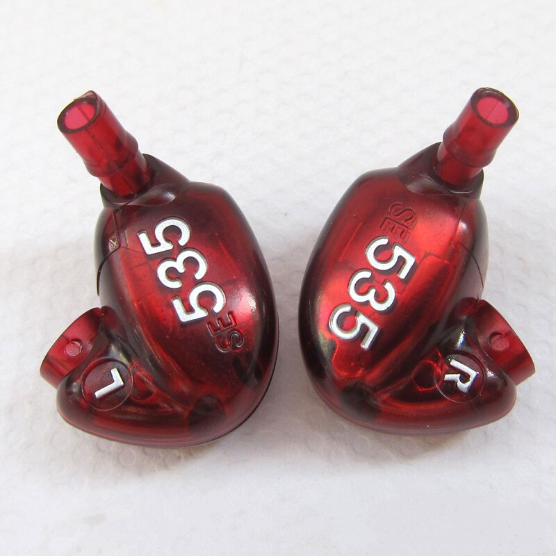 Gratis SE535 Afneembare Koptelefoon Hi-Fi Stereo Headset SE 535 Speciale Editie Rood Brons Met Doos VS SE215 Laagste prijs