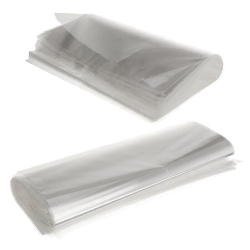 Pochette de protection pour disque dur OPP Gel 100 pièces, sac de rangement en vinyle à ouverture plate pour lecteur de platine