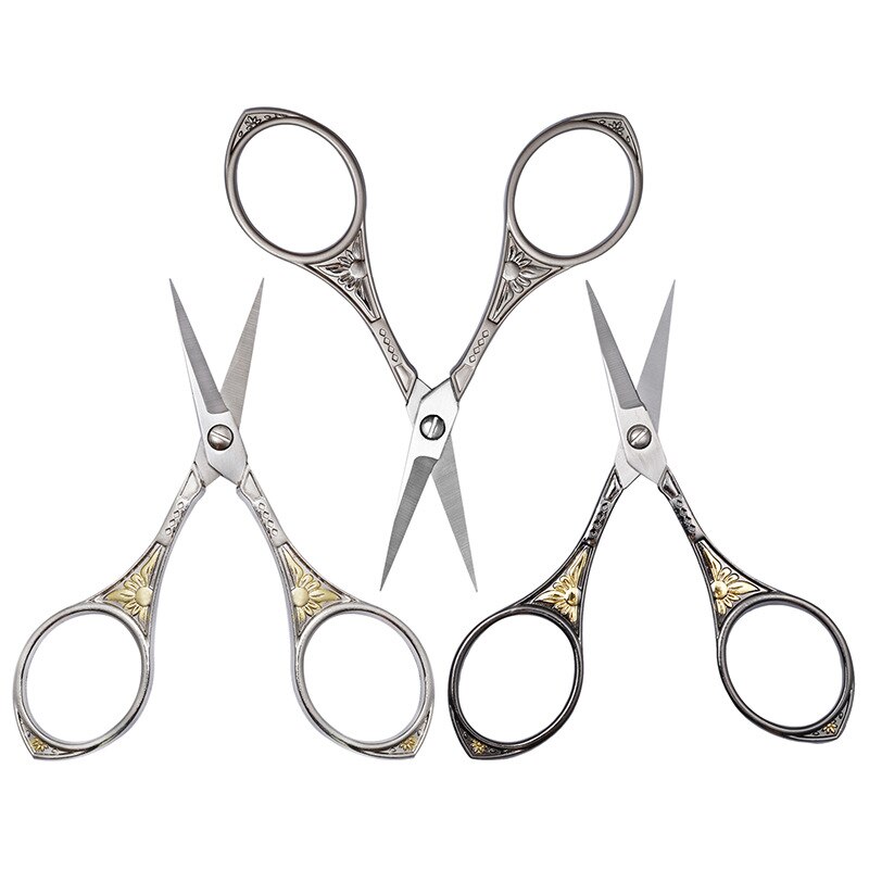 2Pcs Europese Retro Tailor Schaar Kruissteek Antieke Vintage Draad Borduurwerk Schaar Sewings Voor Handwerk Diy