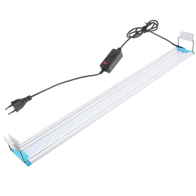 1pc Aquarium Lighting Fish Tank LED Light Color Change Landscaping Light Clamp Style Aquarium Light (EU Plug)